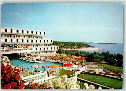 Porec 1975 Hotel Delfin Schwimmbad