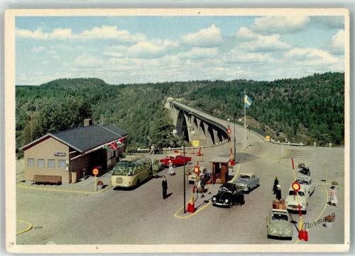Göteborg Svinesundbrücke Omnibus VW Käfer Auto