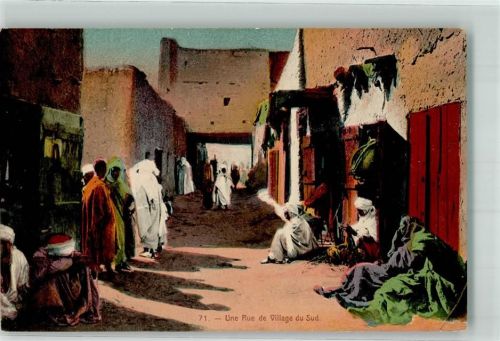 Alger Nr. 71 Une Rue de Village du Sud