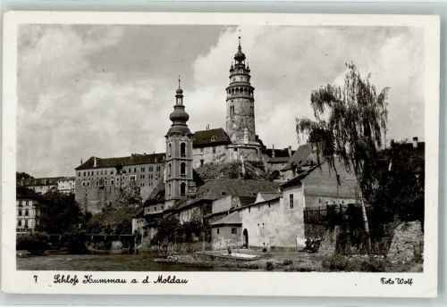 Cesky Krumlov 1944 Foto Wolf Schloss