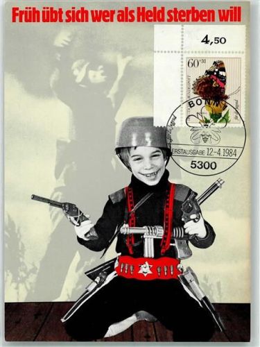 Früh übt sich Nr. 101 Sonderstempel Für die Jugend Erstausgabe 12.4.1984