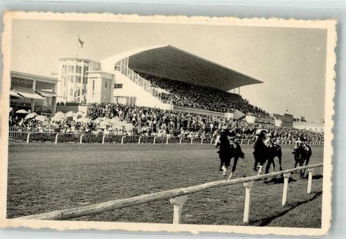 Ostende 1956 Wellington Hippodroom Sportplatz Pferderennen