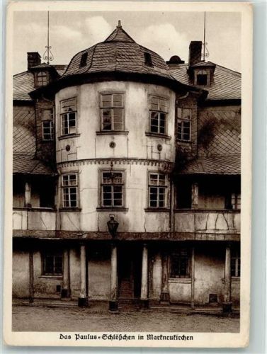 Markneukirchen Paulus-Schlösschen Heimatschutzpostkarte Dresden