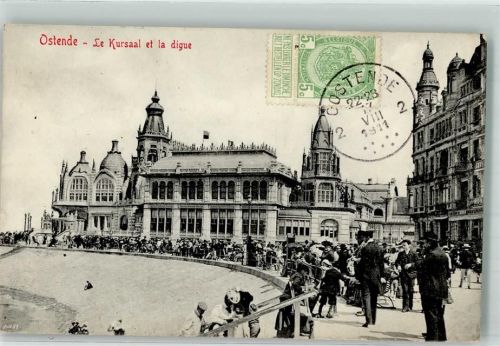 Ostende Oostende 1911 - Kursaal Briefmarke Bildseite