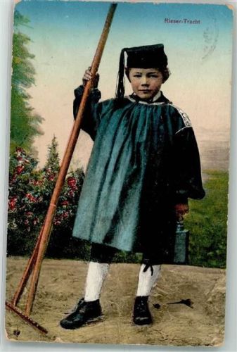 1912 Kind Rieser Tracht Verlag Radeck Nr.2007