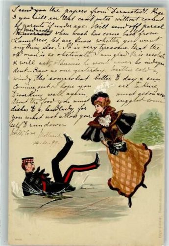 1899 Frau Paar Humor Verlag Schmidt Nr.6008