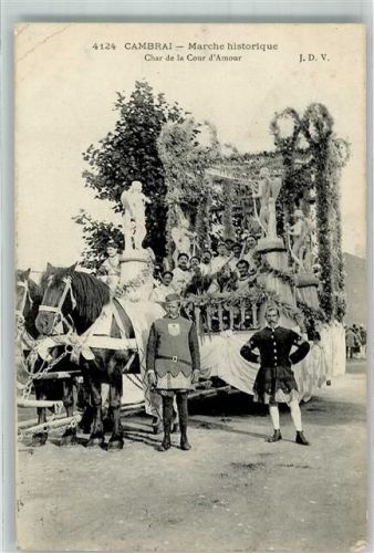 Cambrai 1907 Tracht Historischer Umzug