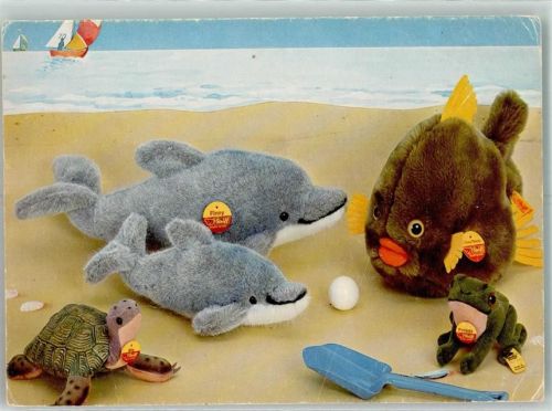 Delfin Schildkröte Frosch Fisch Segelboot