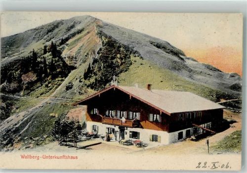 Wallberg 1906 Hüttenstempel