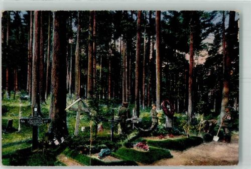 Kriegsbilder aus den Vogesen Heldengräber Propaganda WK I Foto : Max Wipperling Verlag Hartmann i. Straßburg Nr. 153