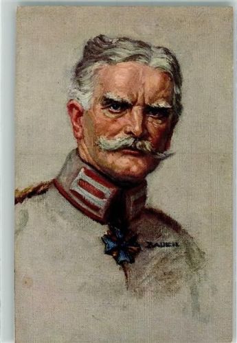 Generalfeldmarschall August von Mackensen in Uniform mit Orden Pour le Merite Verlag für Volkskunst Serie 23/236