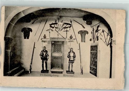 67600 Orschwiller Orschweiler 1911 Foto AK Rittersaal Hohkönigsburg