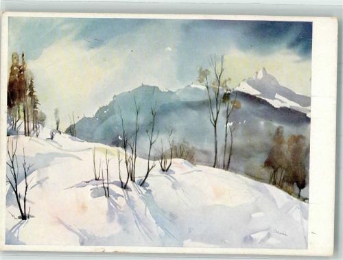 sign. Röhricht, Wolf Winterlandschaft Bild 52/IX