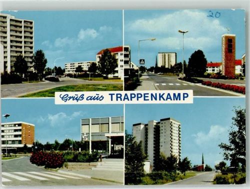 Trappenkamp Neubausiedlung St. Josef-Kirche Sparkasse