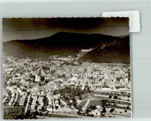 Waldkirch Fliegeraufnahme Ort handschriftlich Foto Original aus Archiv eines Ansichtskartenverlags