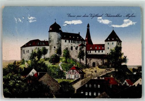 Mylau 1922 Schloss