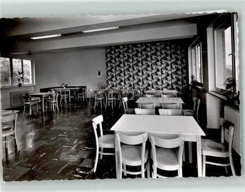 Langenaubach Foto Original aus Archiv eines Ansichtskartenverlags Schullandheim Ort handschriftlich
