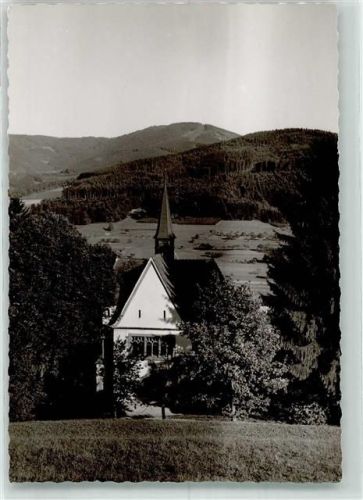 Elzach Kirche Ort handschriftlich Foto Original aus Archiv eines Ansichtskartenverlags