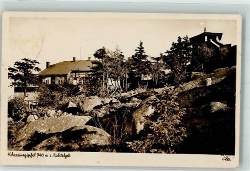 Kösseinehaus 1939 Foto Ako Aussichtsturm Gasthaus