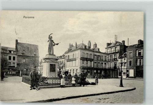 Peronne 1915 Denkmal Feldpost WK I 12. Inf.Div.