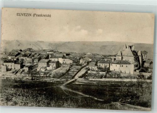 Euvezin 1915 Schloss Feldpost WK I Königl.Preuss.66.Res.Inf.Brig.