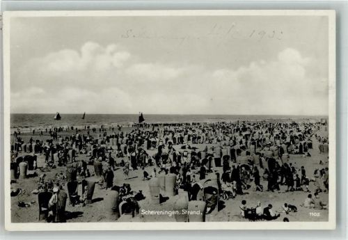 Scheveningen 1939 Schwimmbad Strand