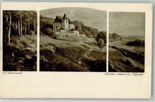 sign. Darnaut Triptychon Droben steht die Kapelle Verlag Hermann A. Wiechmann Nr. 238