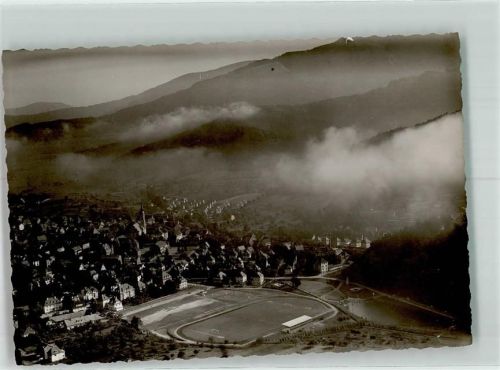 Waldkirch Fliegeraufnahme Sportplatz Ort handschriftlich Foto Original aus Archiv eines Ansichtskartenverlags