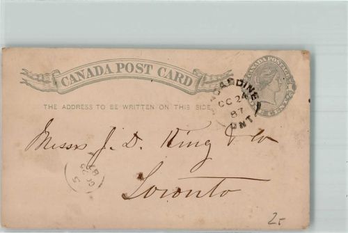 1998 Canada Post Card Vorläufer