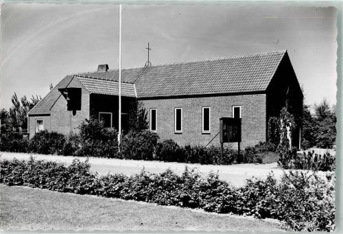 Esens Foto Original aus Archiv eines Ansichtskartenverlags Kath. Kirche Ort handschriftlich