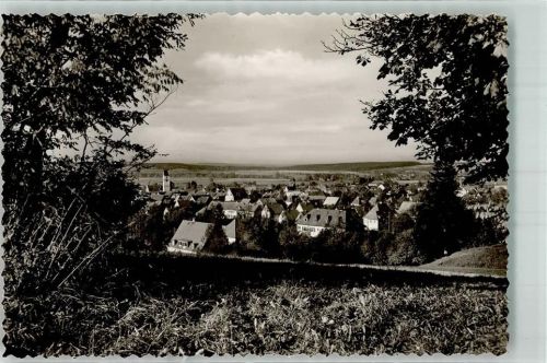 Mengen mit der Martinskirche Foto Original aus Archiv eines Ansichtskartenverlags Ort handschriftlich