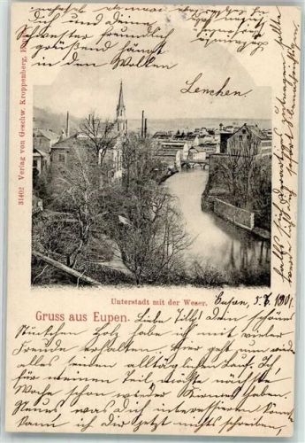 Eupen 1911 Unterstadt