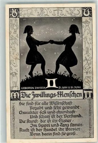 Die Zwillings-Menschen 21. Mai bis 21. Juni
