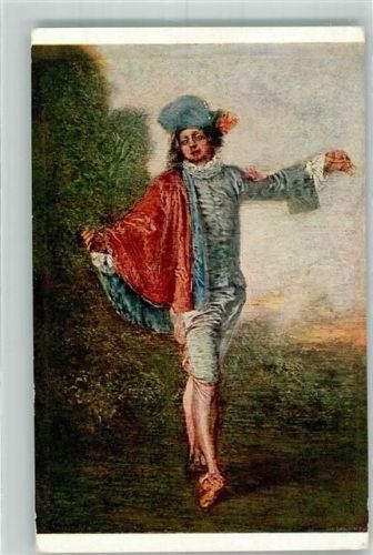 sign. Watteau Antoine Der Gleichgültige Musee du Louvre Nr. 5471