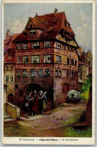Willibald Pirkheimer Hieronymus Holzschuher sign. Frank J. NK Nr.1191