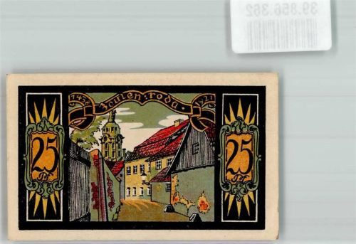 Zeulenroda 1921 25 Pfennig Rathausturm