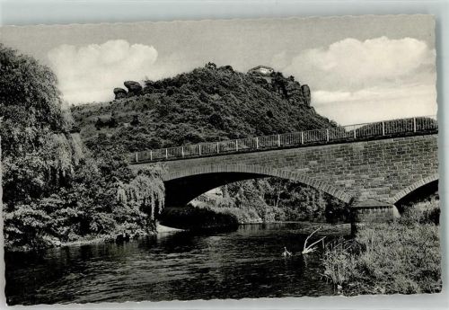 Nideggen Rurbrücke unterhalb der Burg Nideggen