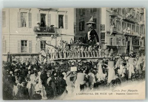 Nice Nizza Stamma Casseroles Nr. 3 Guende Photo Marseille Karneval 1906