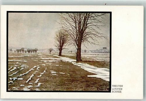 1911 Nr. 89 Letzter Schnee : von Treuter