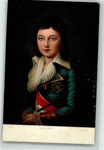 Nr. 29925 Porträt Louis XVII Gemälde von Le Brunn Adel