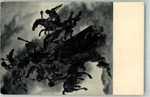 Nr. 130 Albert Welti : Die Nebelreiter