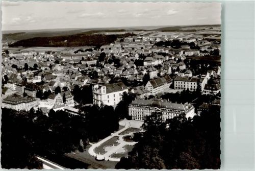 Donaueschingen Fliegeraufnahme Ort handschriftlich Foto Original aus Archiv eines Ansichtskartenverlags