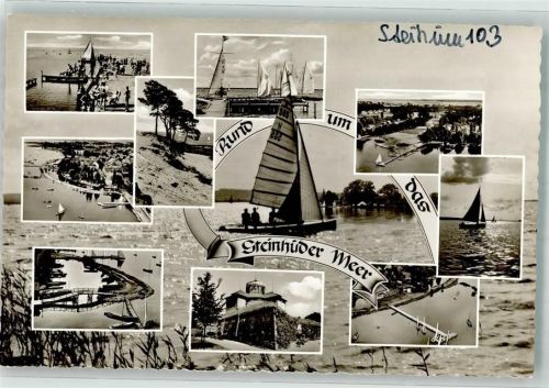 Steinhude Festung Wilhelmstein Anlegesteg Segelboot Steinhuder Meer