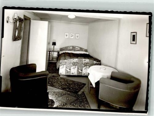 Niederbreisig Hotel Idyllenhof Gästezimmer Foto Original aus Archiv eines Ansichtskartenverlags Ort handschriftlich