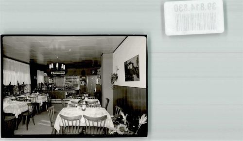 Giershausen Gaststube und Theke des Gasthauses Sonnenhof Foto Original aus Archiv eines Ansichtskartenverlags Ort handschriftlich