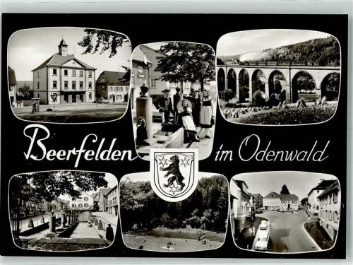 Beerfelden Tracht Eisenbahn Viadukt Denkmal Mümlingquelle Schwimmbad