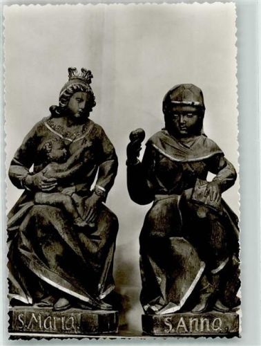 Davensberg Kirche Statuen St. Maria St. Anna