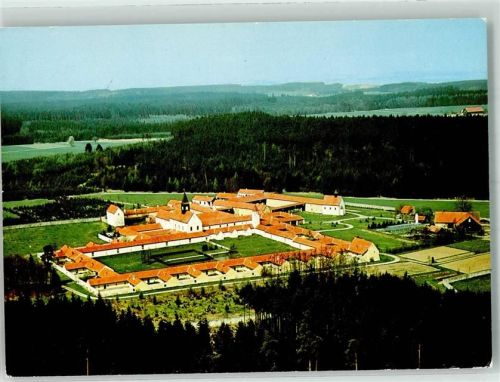 Bad Wurzach 1983 Fliegeraufnahme Kartause Marienau