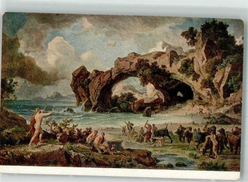 Weimar Erotik Fr. Preller`s Odyssee-Landschaften IV b. Staatl. Kunst Sammlung