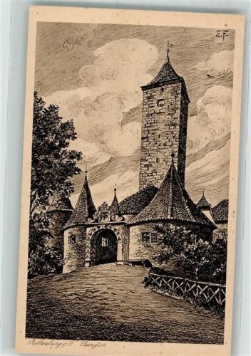 Rothenburg Sign. Sting H. Burgtor